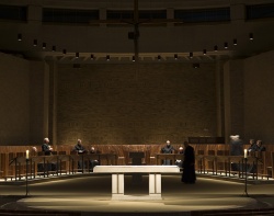 Worth Abbey_Choir during service_DPA Lighting.jpg